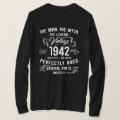 Mens Man Myth Legend 1942 80th Bday Geschenke für  T-Shirt (Design vorne)