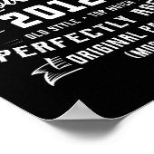 Mens Man Myth Legend November 2012 10. Geburtstag Poster (Ecke)