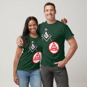 Mens Mason Royal Arch Split T Masonic York T-Shirt (Unisex)