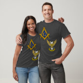 Mens Mason Scottish Rite Split T Masonic T-Shirt (Unisex)