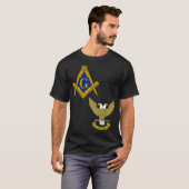 Mens Mason Scottish Rite Split T Shirt Masonic T-S (Vorne ganz)