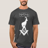 Mens Masonic Short Sleeve Goat Tshirt (Vorderseite)