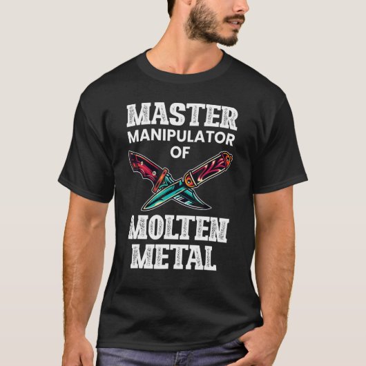 Mens Master Manipulator Blacksmith Schmiede Graphi T-Shirt (Vorderseite)
