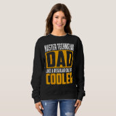 Mens Master Technician Dad   Like a Regular Dad bu Sweatshirt (Vorne ganz)