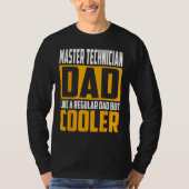Mens Master Technician Dad   Like a Regular Dad bu T-Shirt (Vorderseite)