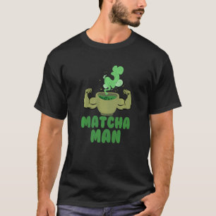 Mens Matcha Man Green Tea Verlasse Japan Spaß T-Shirt