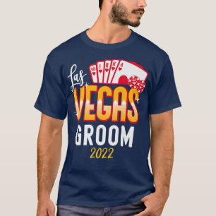 Mens Matching Las Vegas Wedding Bride and Groom Ve T-Shirt