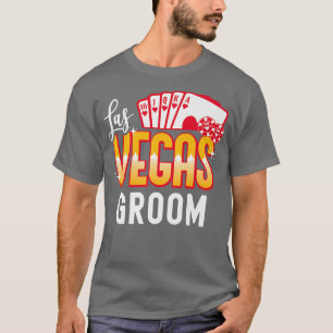 Mens Matching Las Vegas Wedding Brie und Groom Ve T-Shirt