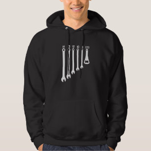 Mens Mechanic Car Bierbrauer Alcohol Wrench Handwe Hoodie