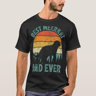 Mens Meerkat Vintag Best Meerkat Vater Ever Vater T-Shirt