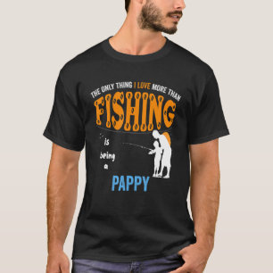 Mens mehr als Liebe Fishing Pappy Special Opa T-Shirt