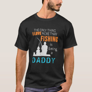 Mens mehr als Liebe Papa Spezieller Vater Fischen T-Shirt