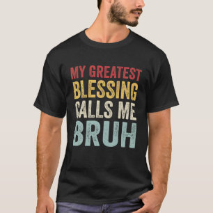 Mens Mein größter Segen nennt mich Bruh Großeltern T-Shirt