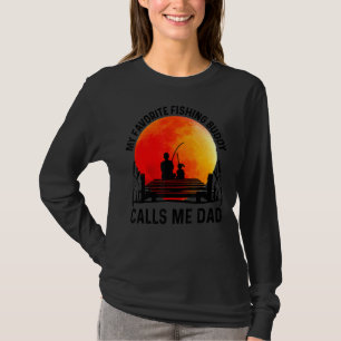 Mens mein Lieblings-Angelbuddy nennt mich Vater Fi T-Shirt