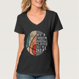 Mens Mein Lieblings-Basketball-Spieler nennt mich  T-Shirt