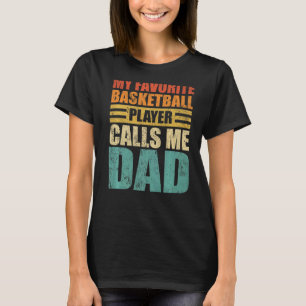Mens Mein Lieblings-Basketball-Spieler nennt mich  T-Shirt