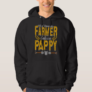 Mens mein Lieblings-Bauer nennt mich Pappy Farm Pa Hoodie
