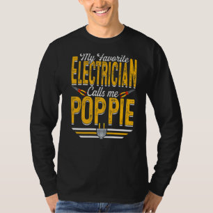 Mens, mein Lieblings-Elektro nennt mich Poppie Pap T-Shirt
