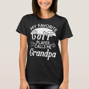 Mens Mein Lieblings-Golf-Spieler nennt mich Opa Gr T-Shirt