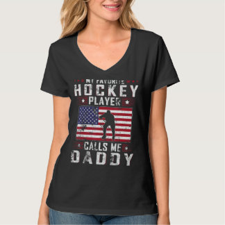 Mens mein Lieblings-Hockey-Spieler nennt mich Dadd T-Shirt