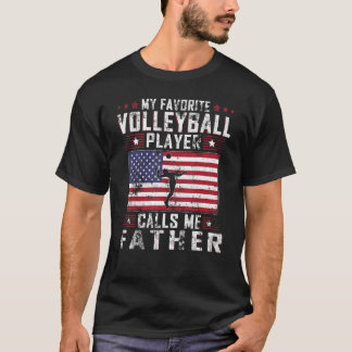 Mens Mein Lieblings-Volleyball-Spieler nennt mich  T-Shirt