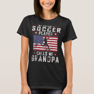Mens mein Lieblingsfußballspieler nennt mich Großv T-Shirt
