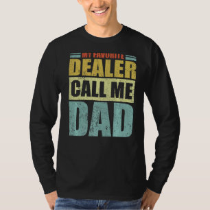 Mens Mein Lieblingshändler nennt mich Vater Vatert T-Shirt
