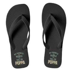 Mens Mein Lieblingsmenschen nennen mich Poppa Badesandalen