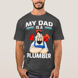Mens mein Vater ist ein Klempnervätertag Premium T-Shirt