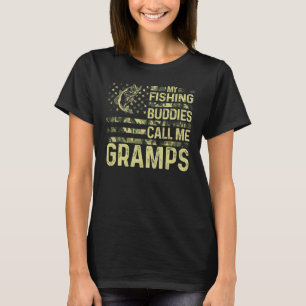 Mens meine Angelbuddies nennen mich Grampe Spaß Pa T-Shirt