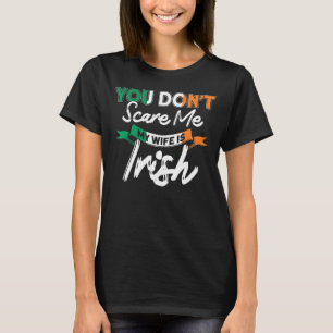 Mens meine Ehefrau ist irische Flaggen Roots Irlan T-Shirt