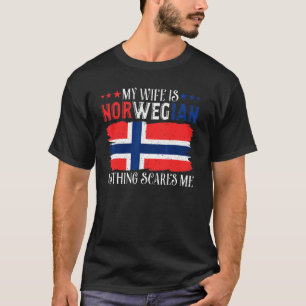 Mens meine Ehefrau ist Norwegisch nichts interessi T-Shirt