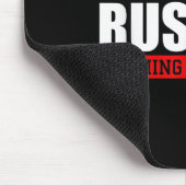 Mens meine Ehefrau ist Russisch nichts stört mich! Mousepad (Ecke)