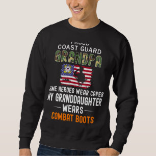 Mens Meine Enkeltochter tragen Kampfstiefel Stolze Sweatshirt