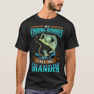Mens meine Fischbuddies nennen mich Opa Vathers Da T-Shirt