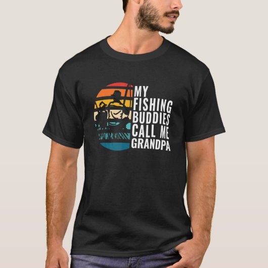 Mens meine Fischbudgetgeber nennen mich Großvater T-Shirt (Vorderseite)