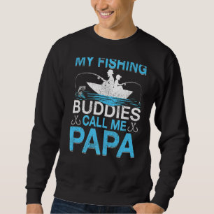 Mens, meine Fischbudgetgeber nennen Papa Fishing V Sweatshirt