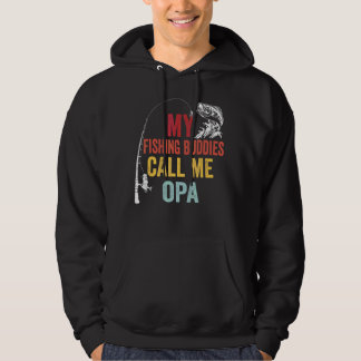 Mens meine Lieblings-Angelbuddies nennen mich Opa Hoodie
