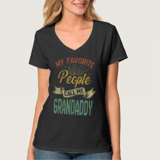 Mens Meine Lieblings-Leute nennen mich Grandaddy V T-Shirt