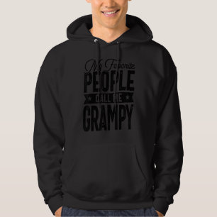 Mens Meine Lieblings-Leute nennen mich grauenhafte Hoodie