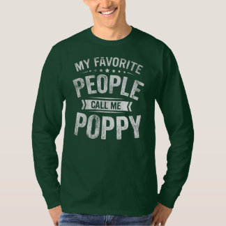 Mens meine Lieblings-Leute nennen mich Mohnopfer T-Shirt