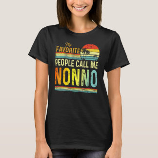 Mens Meine Lieblings-Leute nennen mich Nonno-Vater T-Shirt