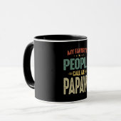 Mens Meine Lieblings-Leute nennen mich Papaw-Gesch Tasse (Vorderseite Links)