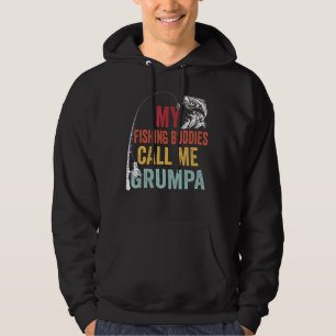 Mens meine Lieblingsfischbuddies nennen mich Grump Hoodie