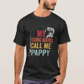 Mens meine Lieblingsfischbuddies nennen mich Pappe T-Shirt (Vorderseite)