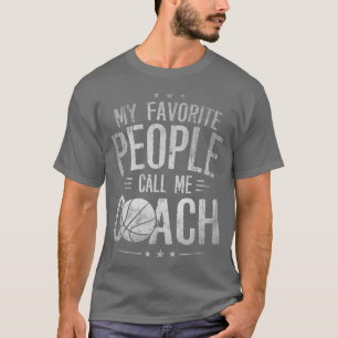 Mens Meine Lieblingsmenschen nennen mich Basketbal T-Shirt