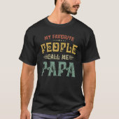 Mens meine Lieblingsmenschen nennen mich Papa Funn T-Shirt (Vorderseite)