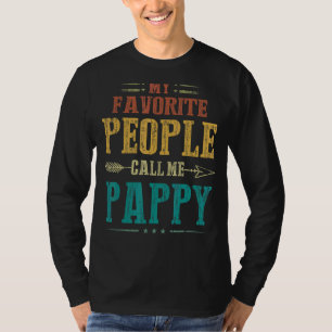 Mens Meine Lieblingsmenschen nennen mich Pappy Vin T-Shirt