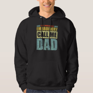 Mens Meine Lieblingsstickerei nennt mich Vater Vat Hoodie