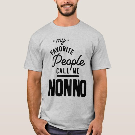 Mens Meine Liebsten nennen mich Nonno T-Shirt (Vorderseite)